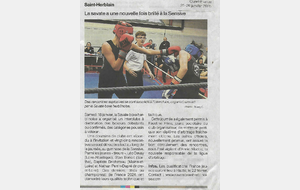 Interclub du 18/01/25 - Extrait du journal Ouest France